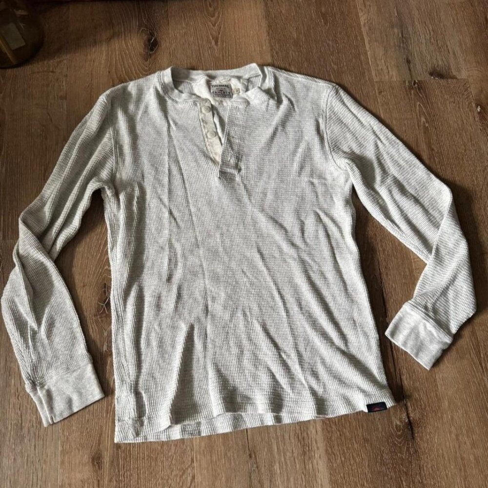 Faherty‎ Thermal Knitwear Heather Gray Size S